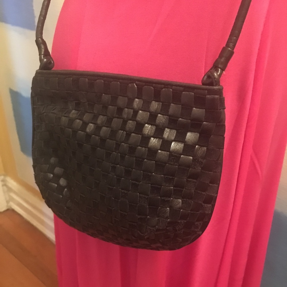 Maud Frizon Leather 1980’s Crossbody Bag